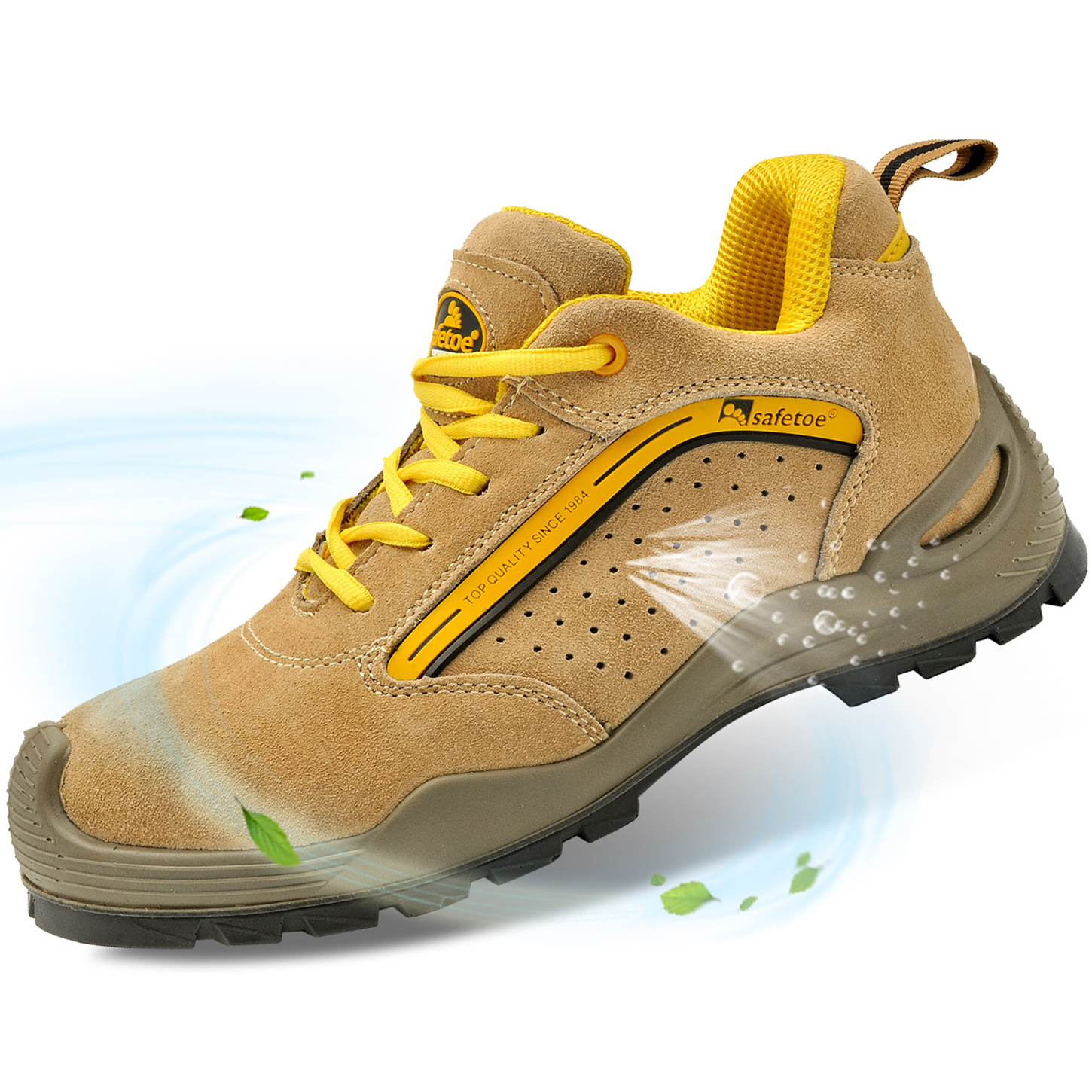 Ademende zomerveiligheidsschoenen L-7296